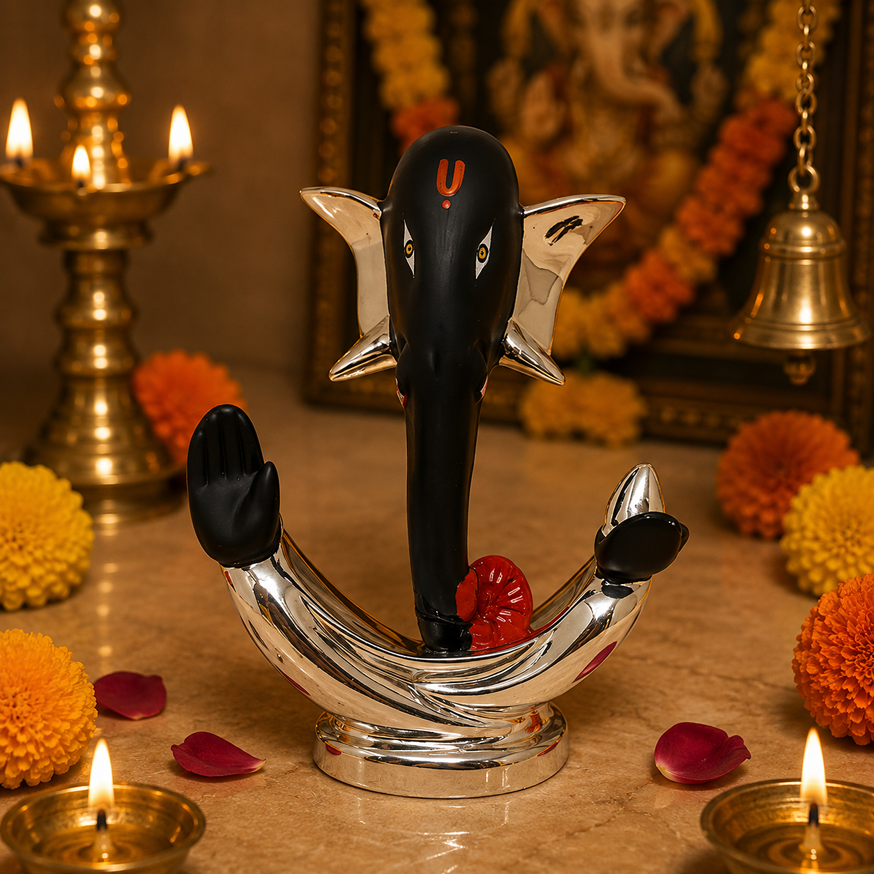 Silver Ganesh Ji